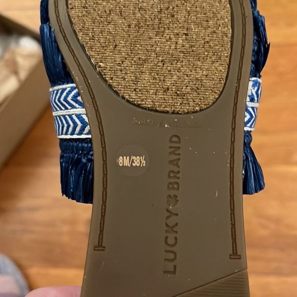 Lucky Brand • Baoss mule • BNIB • size 8 • blue - Picture 4 of 10